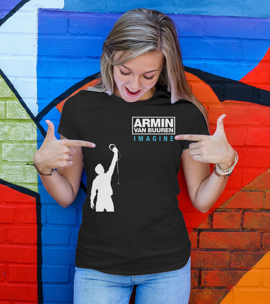 ARMIN VAN BUUREN IMAGINE Silhouette Microphone Gesture T-Shirt
