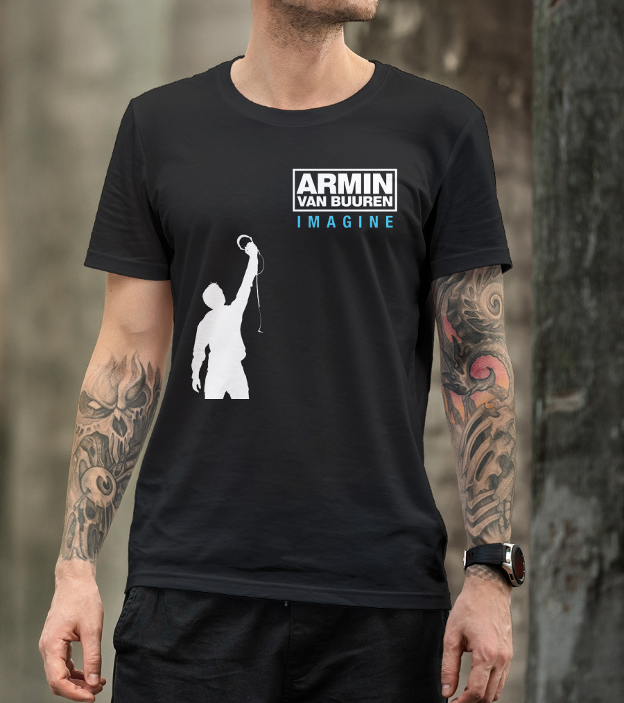 ARMIN VAN BUUREN IMAGINE Silhouette Microphone Gesture T-Shirt