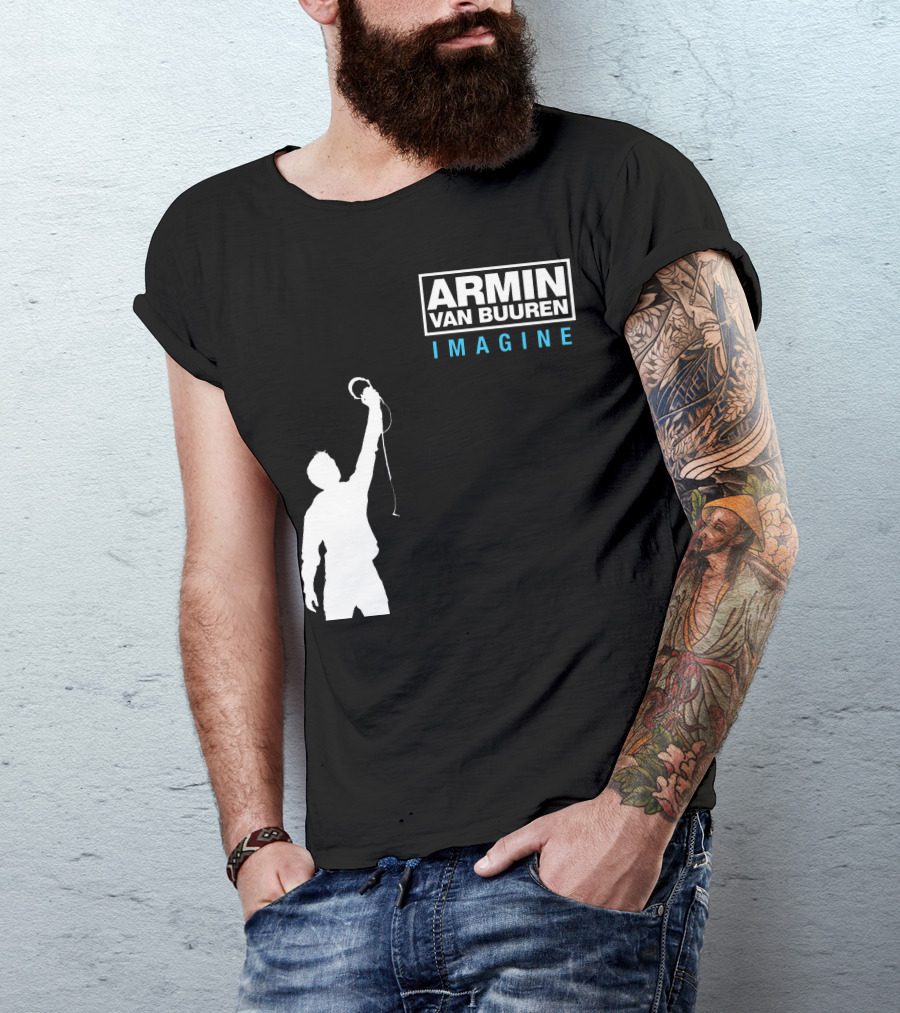 ARMIN VAN BUUREN IMAGINE Silhouette Microphone Gesture T-Shirt
