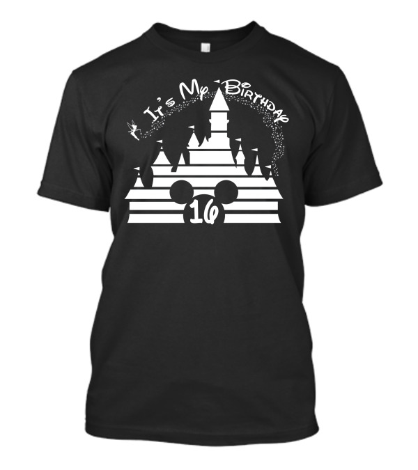 It's My Birthday 16 Castle White T-Shirt