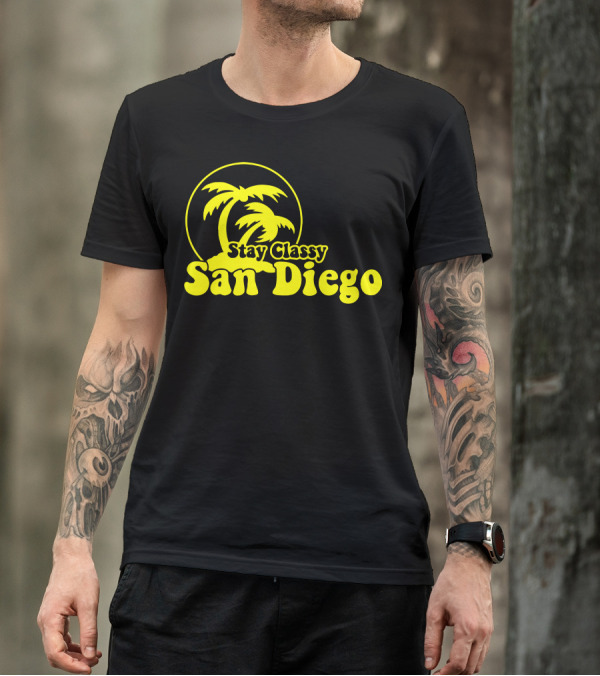 Stay Classy San Diego Palm Tree T-Shirt