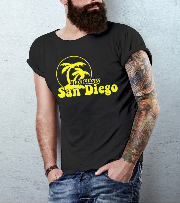 Stay Classy San Diego Palm Tree T-Shirt