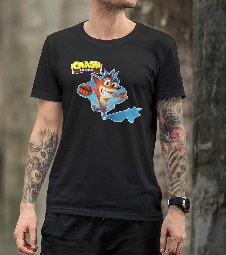 Crash Bandicoot Iconic Video Game Character T-Shirt