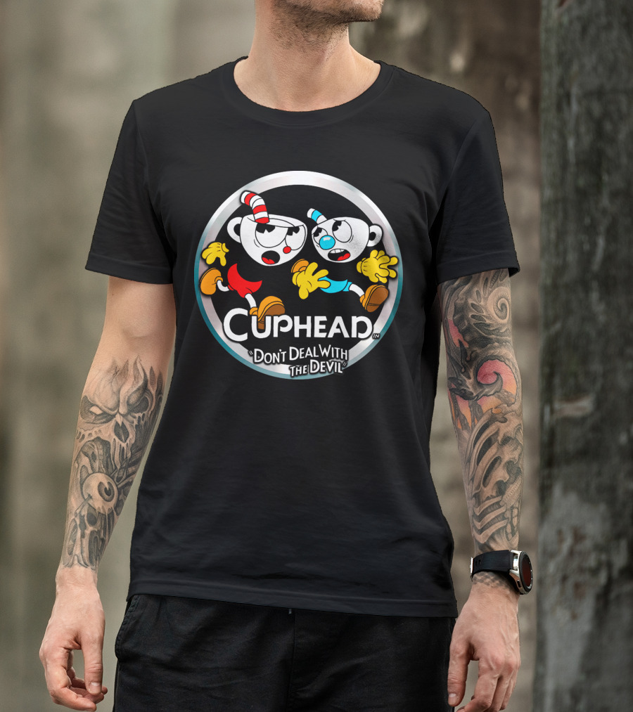 Cuphead Bros Don't Deal With The Devil T-Shirt