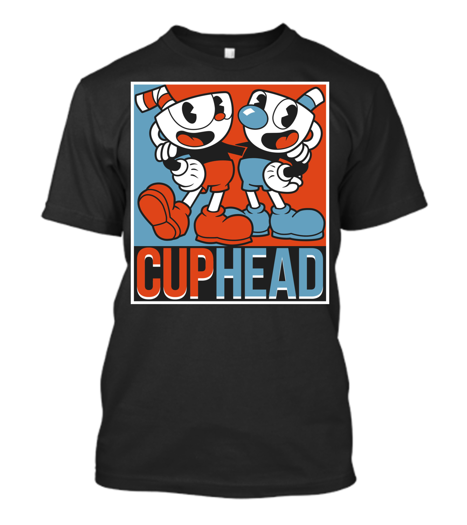 Cuphead Bros Classic Cartoon Duo T-Shirt