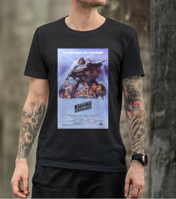 The Star Wars Saga Continues The Empire Strikes Back Original Movie T-Shirt