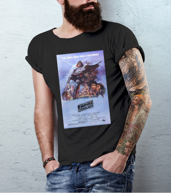 The Star Wars Saga Continues The Empire Strikes Back Original Movie T-Shirt