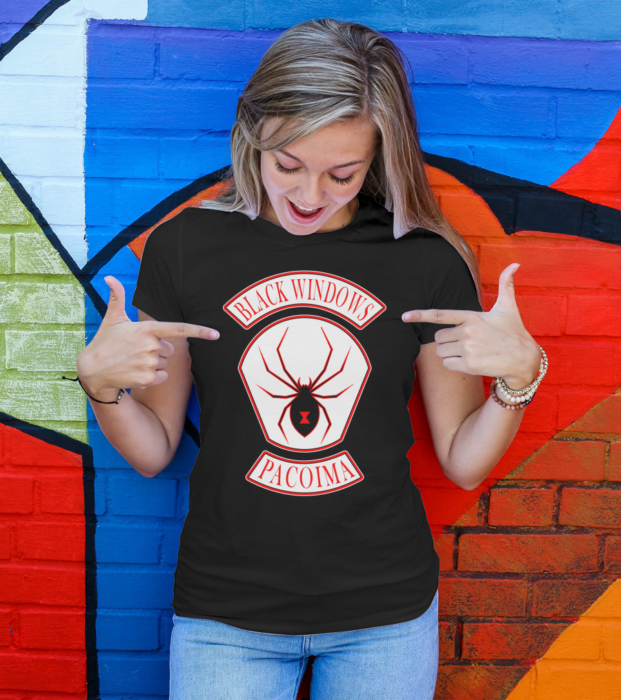 Every Which Way But Loose Black Widows Pacoima T-Shirt
