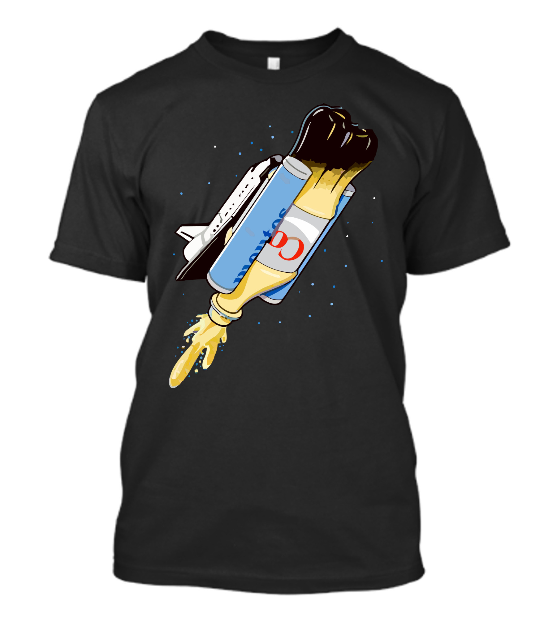 Launch Space Shuttle Popsicle Rocket Ride T-Shirt