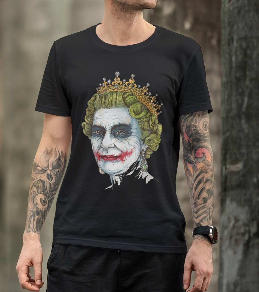God Save The Villain Joker Crowned Queen T-Shirt