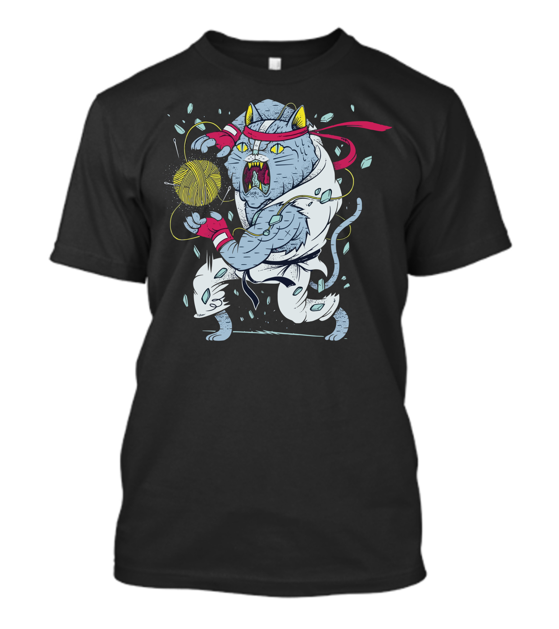 Hadoukat Feline Martial Arts Champion T-Shirt