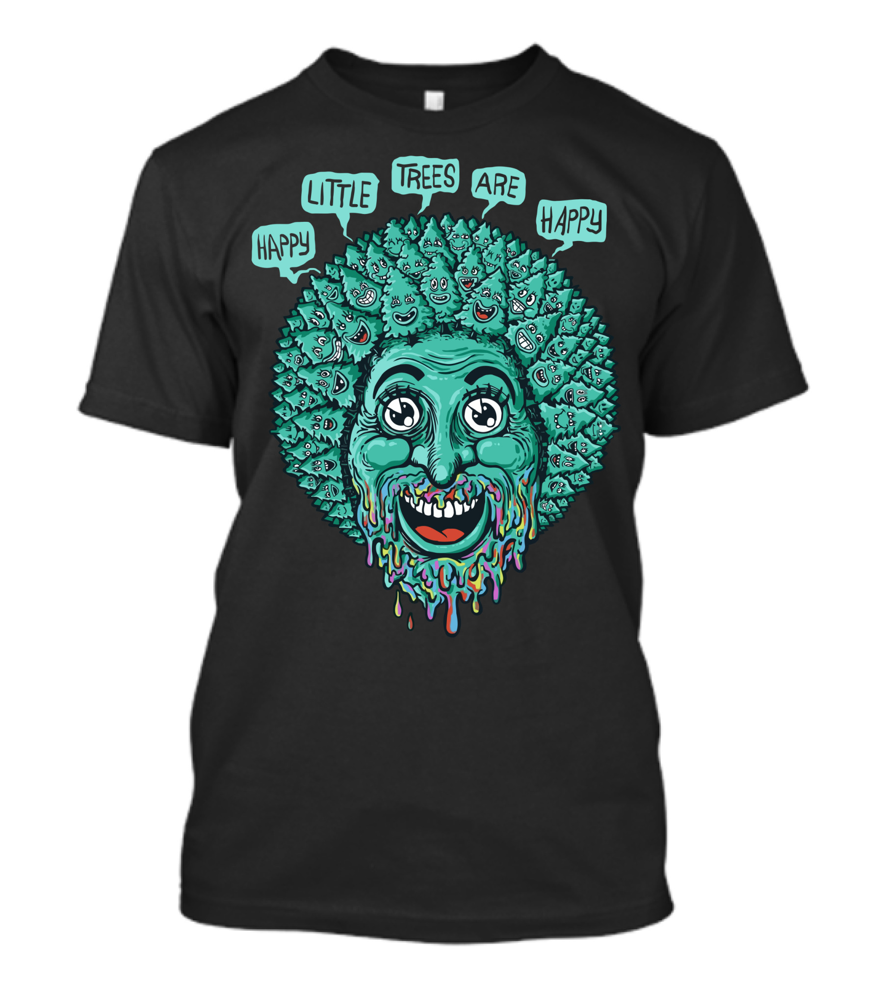 Happy Little Trees Are Happy T-Shirt