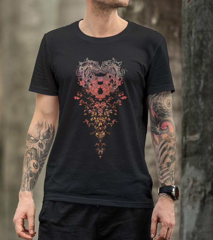 Henna Decorative Abstract Floral T-Shirt