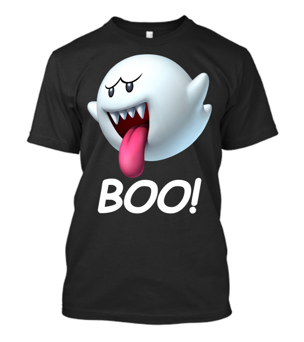 BOO Super Mario Ghost Character Ghostly Surprise T-Shirt
