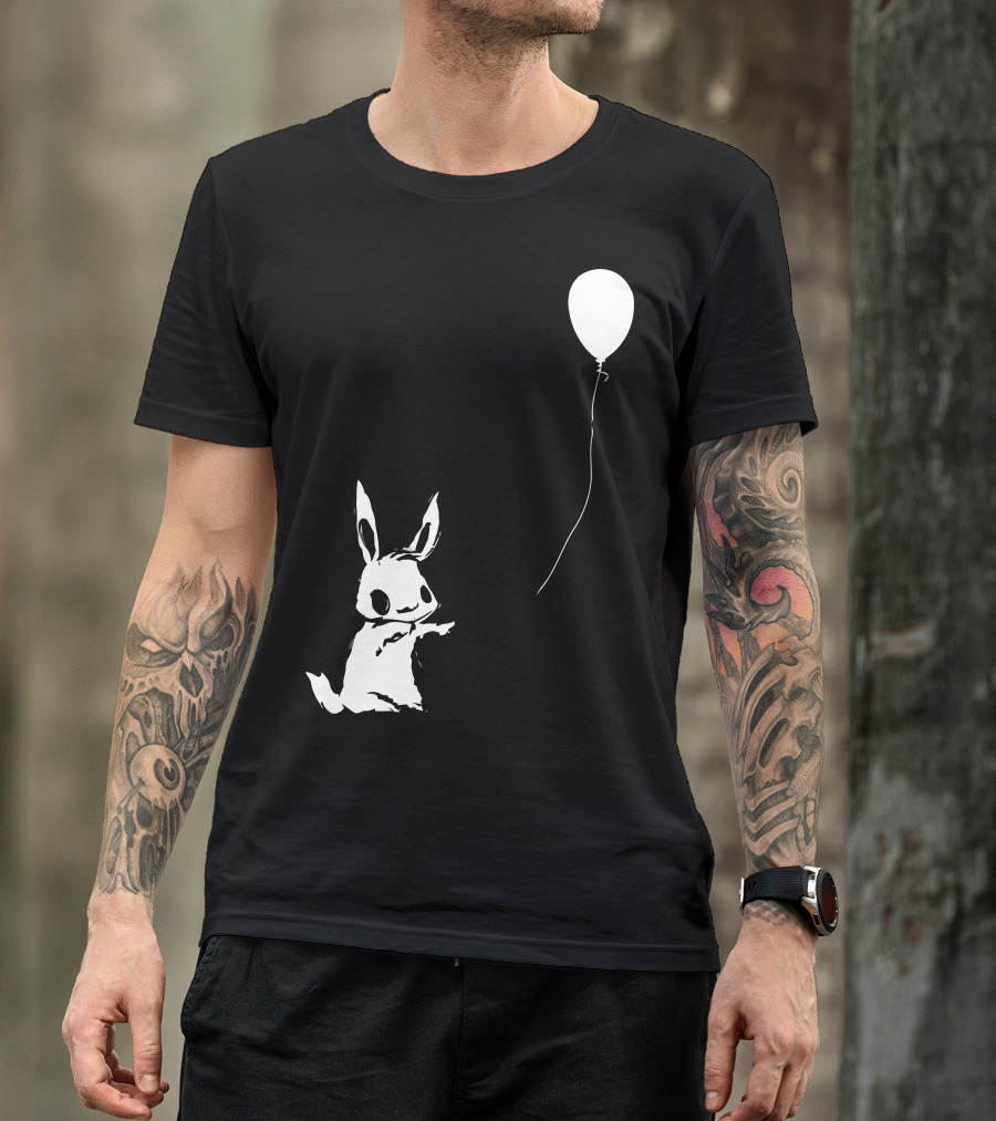 Hey Wait Up You Are My Best Friend Balloon And Rabbit T-Shirt