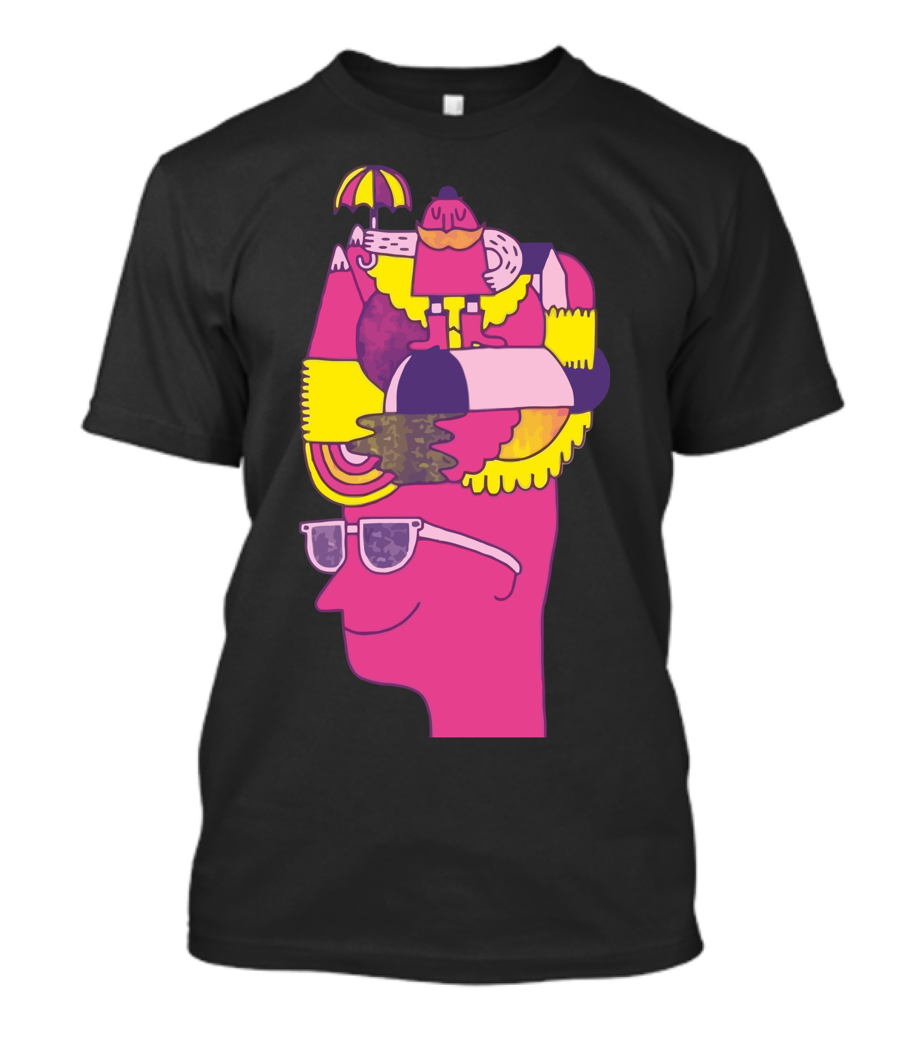 Holiday Vibes With Sunglasses And Relaxing Figures T-Shirt