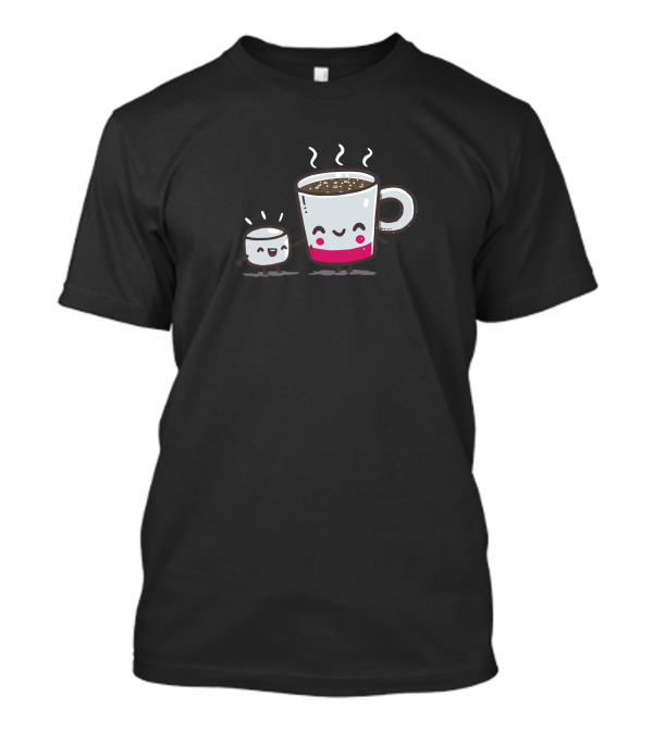 Happy Hot Cocoa Cup With Marshmallow Buddy T-Shirt