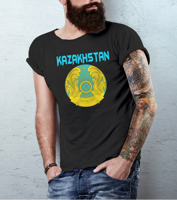 Kazakhstan Emblem Official State T-Shirt