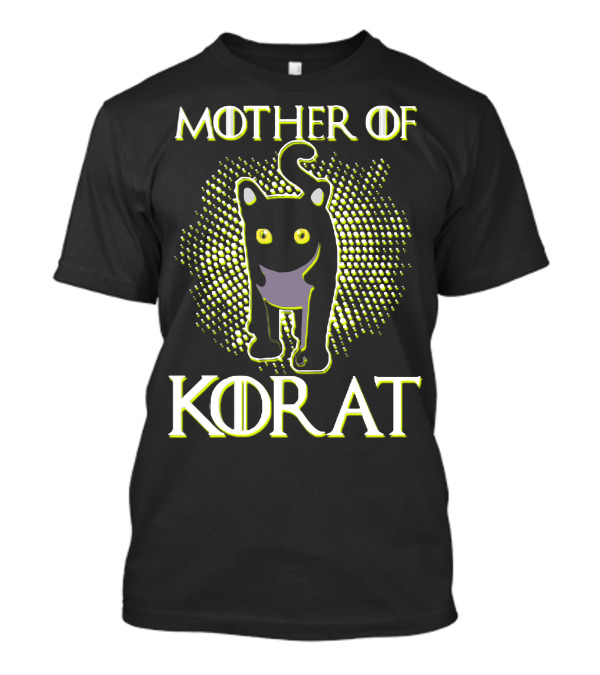 Mother Of Korat Cat With Yellow Eyes T-Shirt