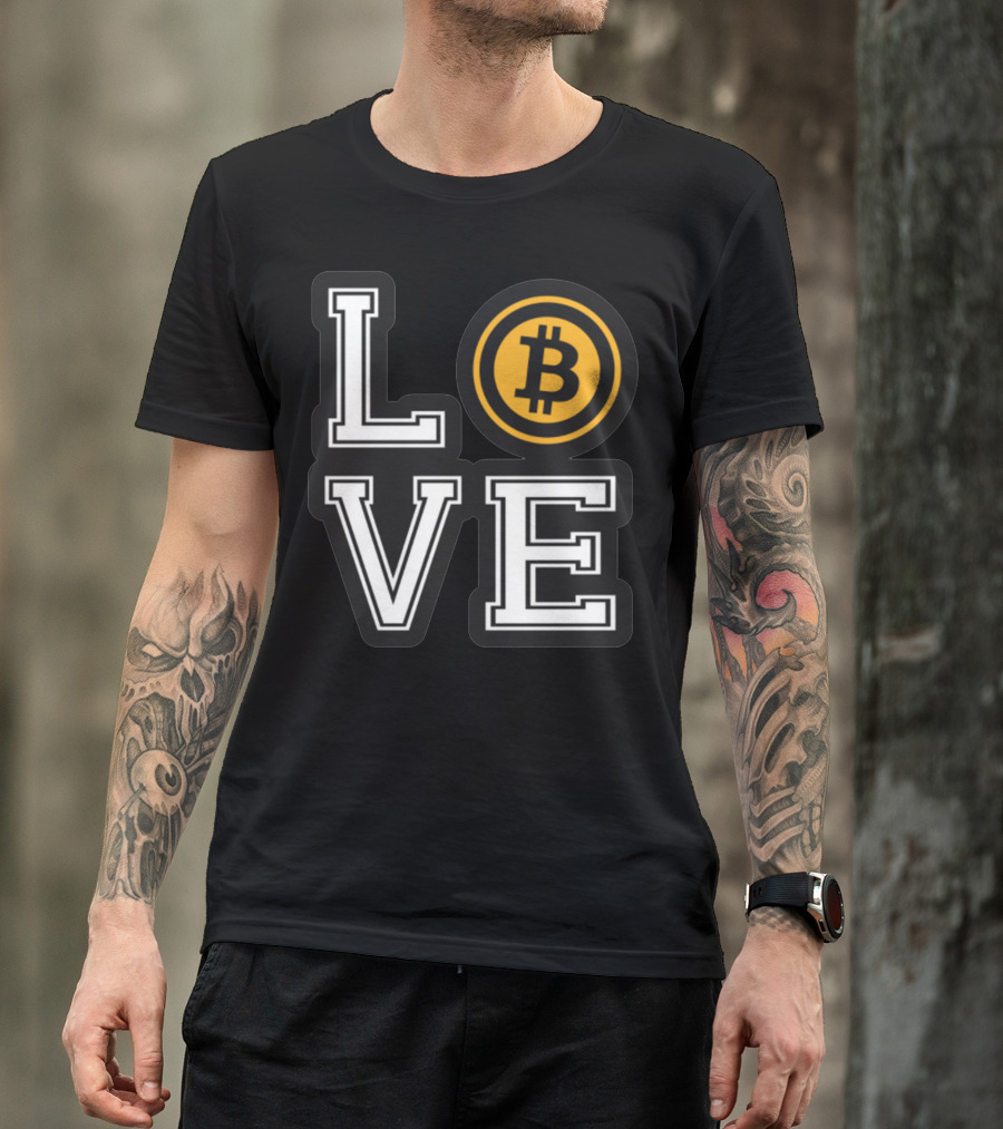 LOVE Bitcoin Iconic T-Shirt
