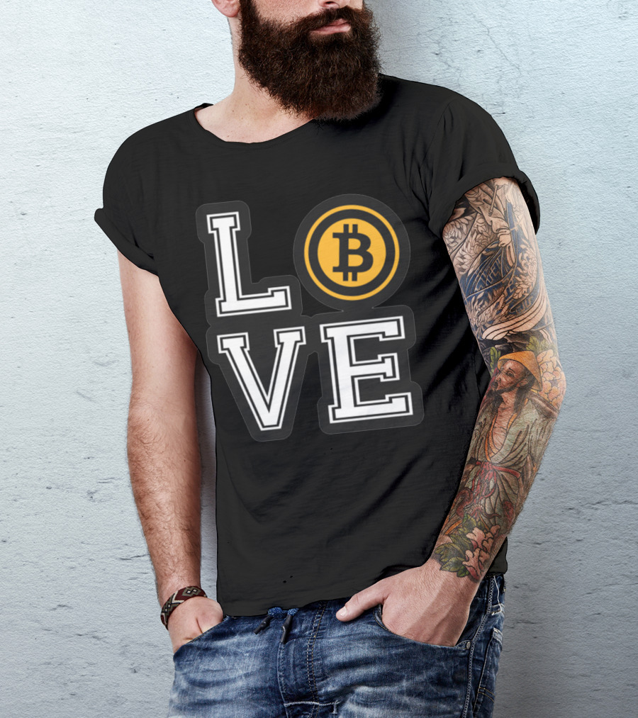 LOVE Bitcoin Iconic T-Shirt