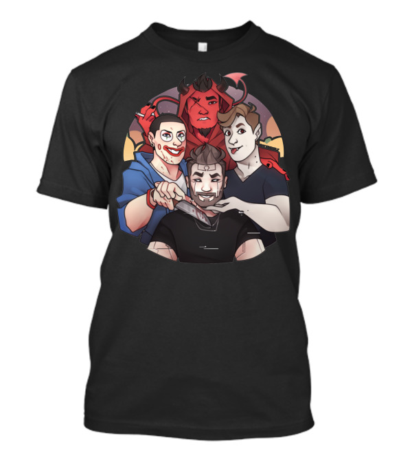 Markiplier Darkiplier Anti-Septic Eye Chica And Demon Friends T-Shirt