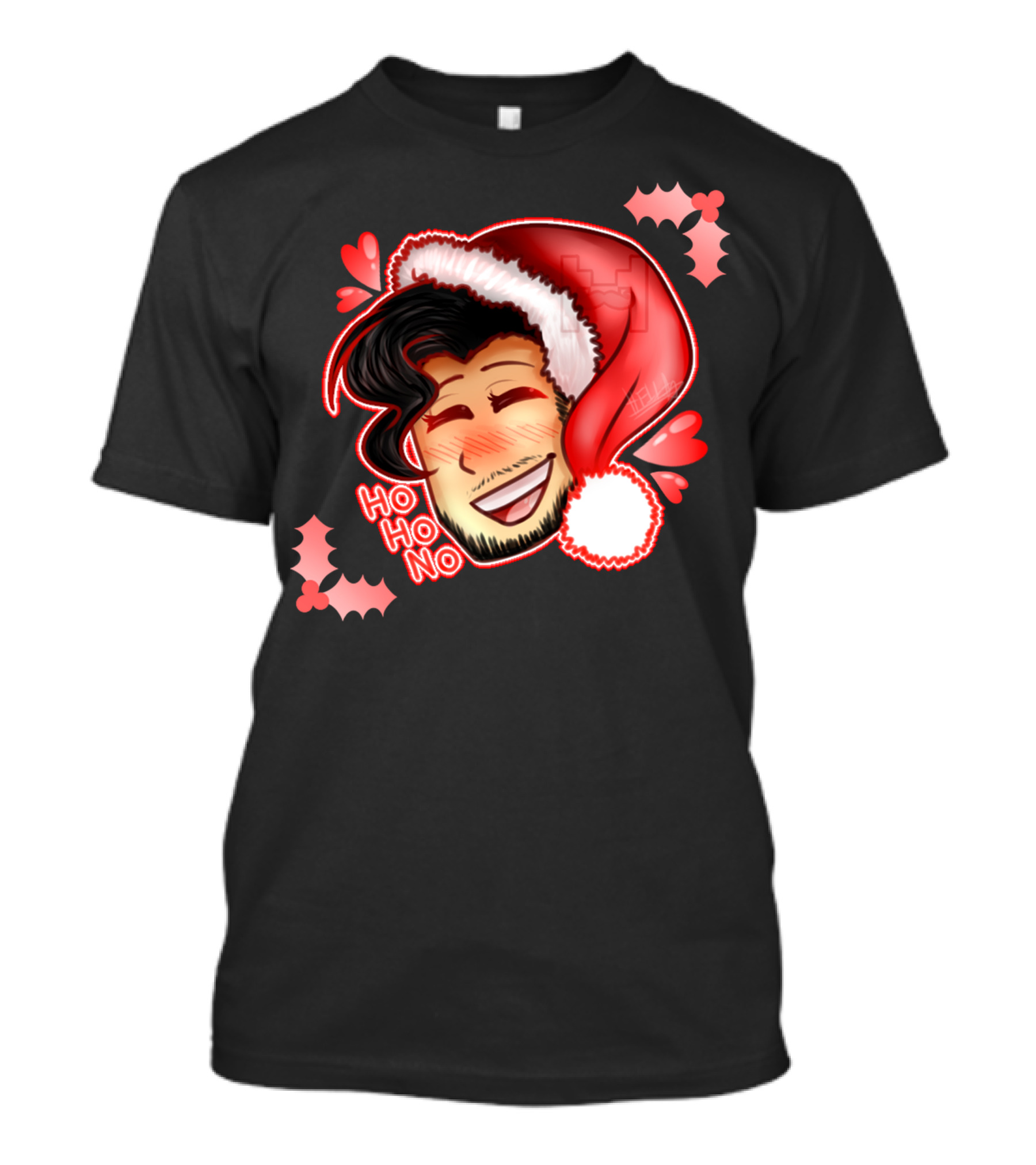 Markiplier Ho Ho No Holiday Santa Hat T-Shirt