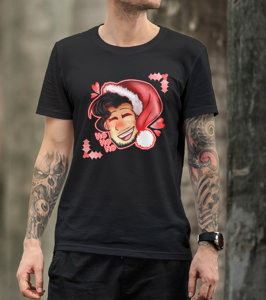 Markiplier Ho Ho No Holiday Santa Hat T-Shirt