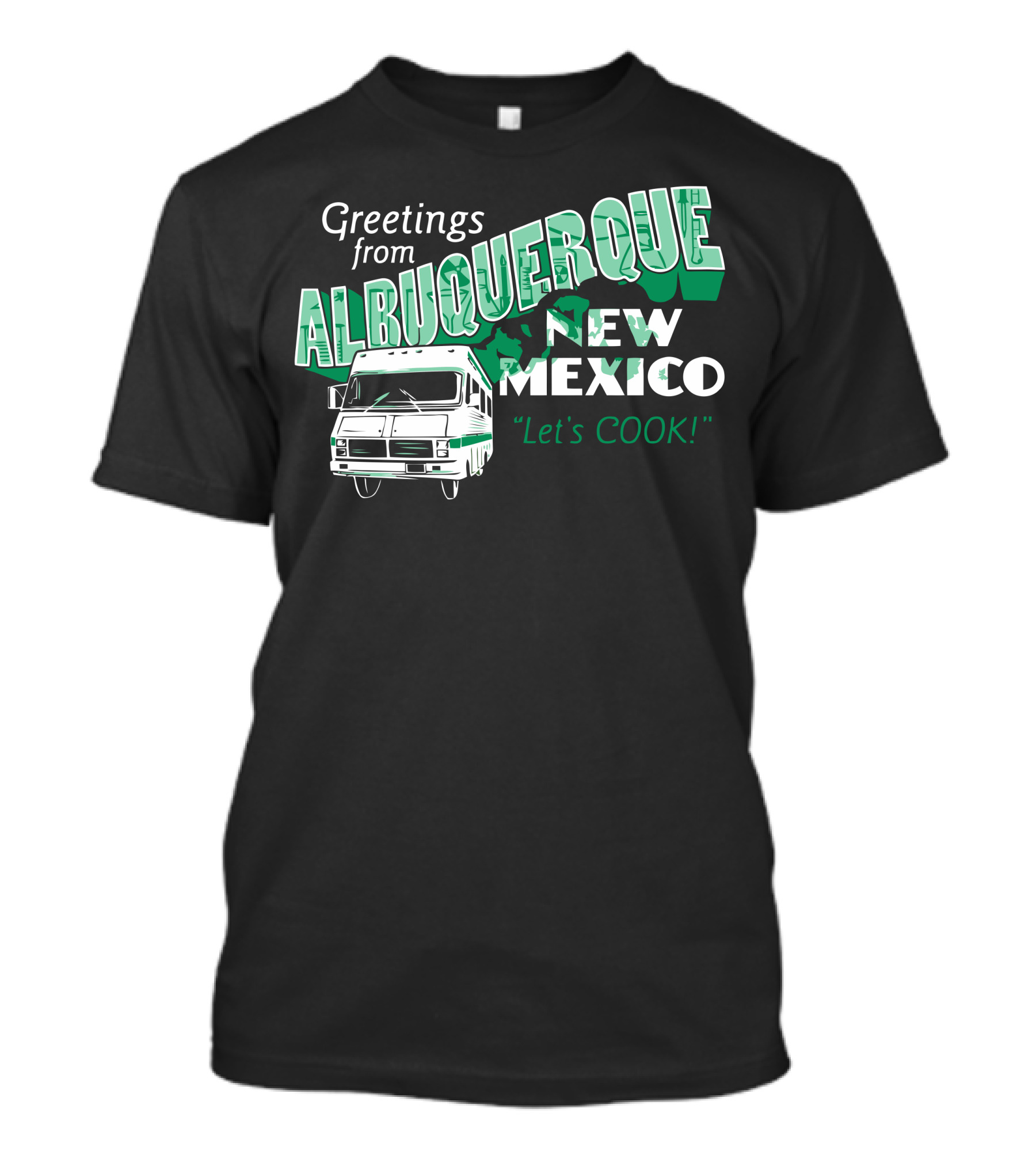 Greetings From Albuquerque New Mexico Let's Cook T-Shirt