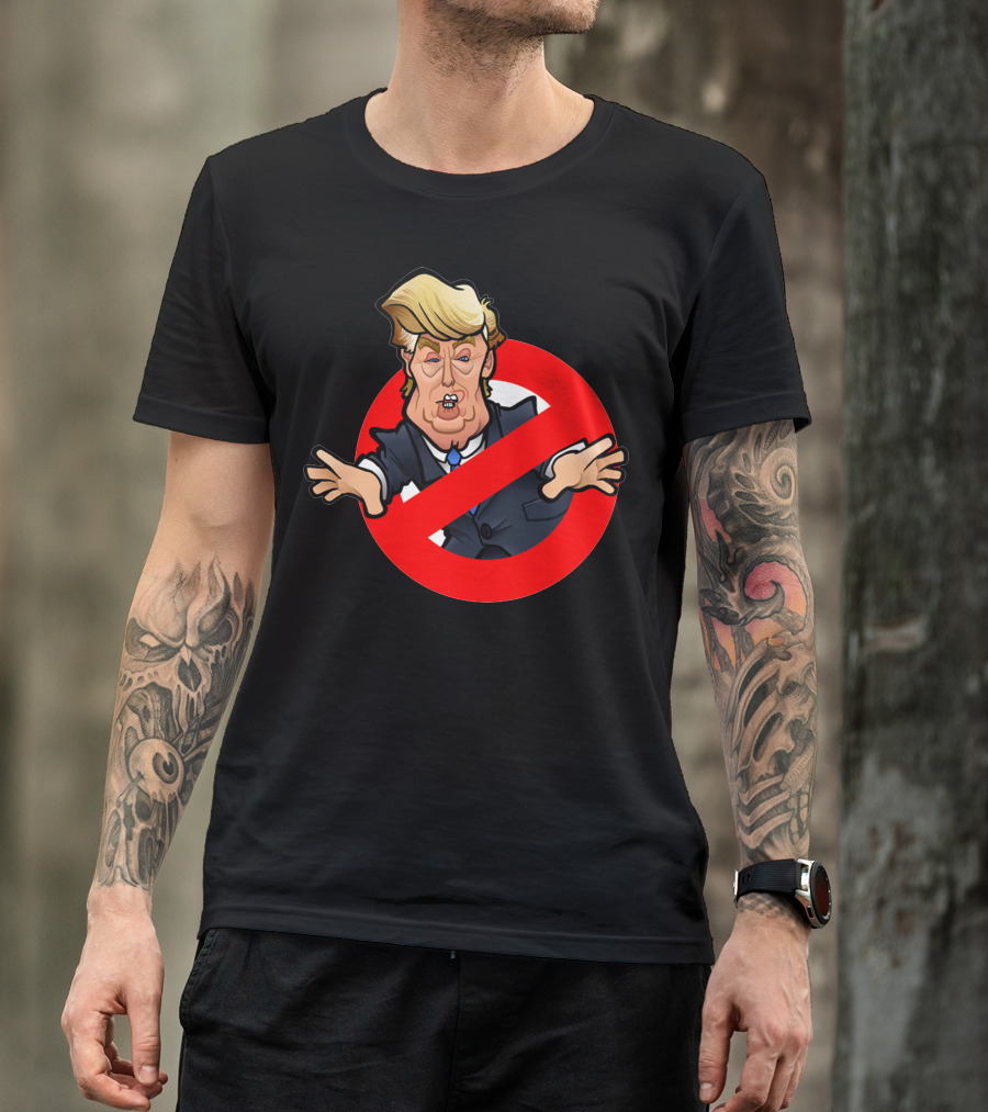 No More Stop Donald Trump Parody Ghostbusters T-Shirt