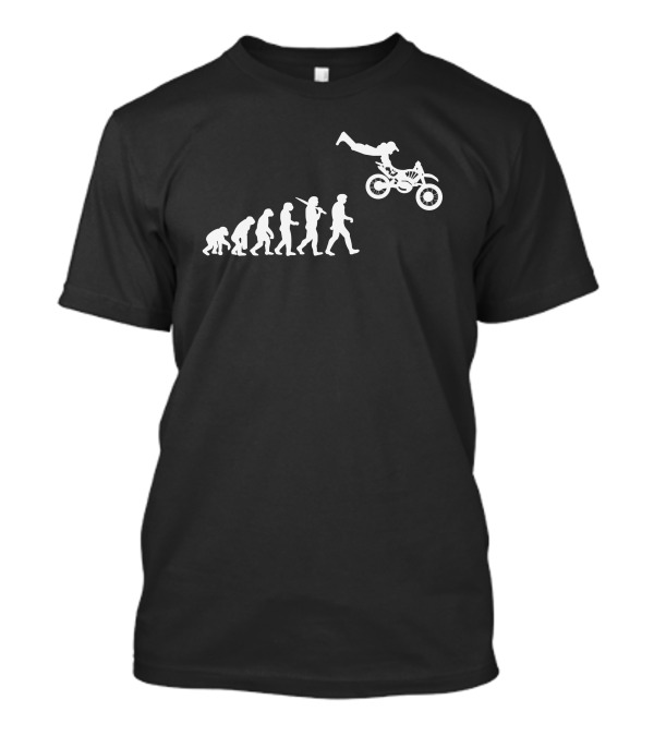 Evolution Of A Biker Dirt Bike MX Motocross T-Shirt