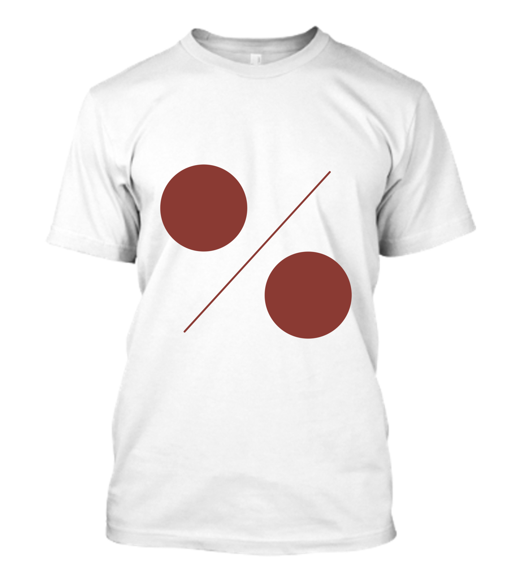 Percent Symbol Minimalist T-Shirt