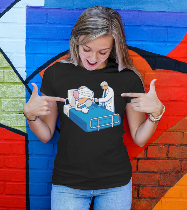 Mr. Potato Head Post-Surgery With Doctor And Magnifying Glass T-Shirt