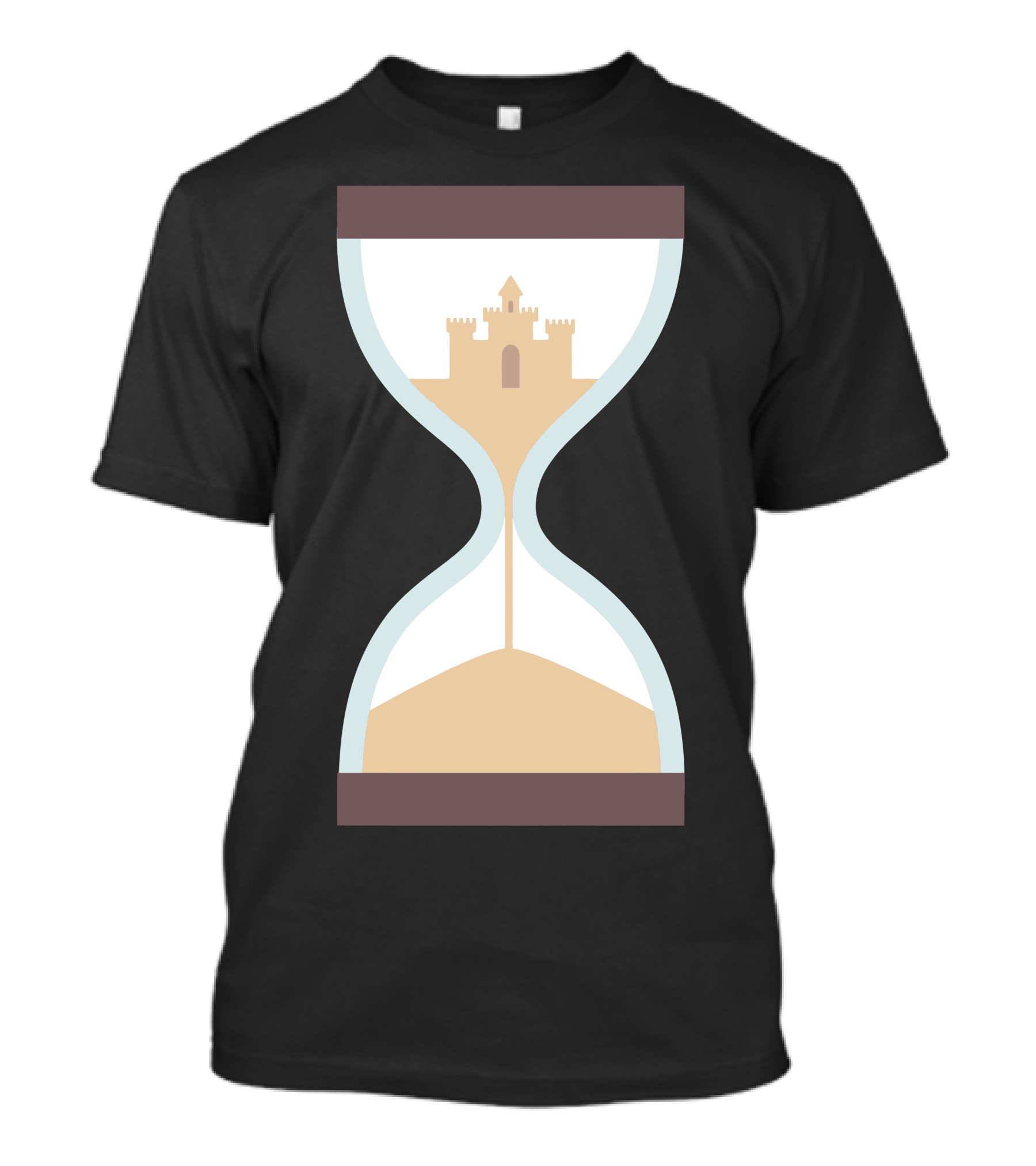 Play Time Castle Hourglass Sand Timer T-Shirt