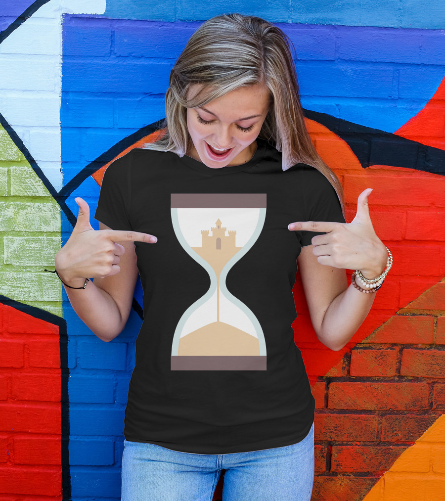 Play Time Castle Hourglass Sand Timer T-Shirt