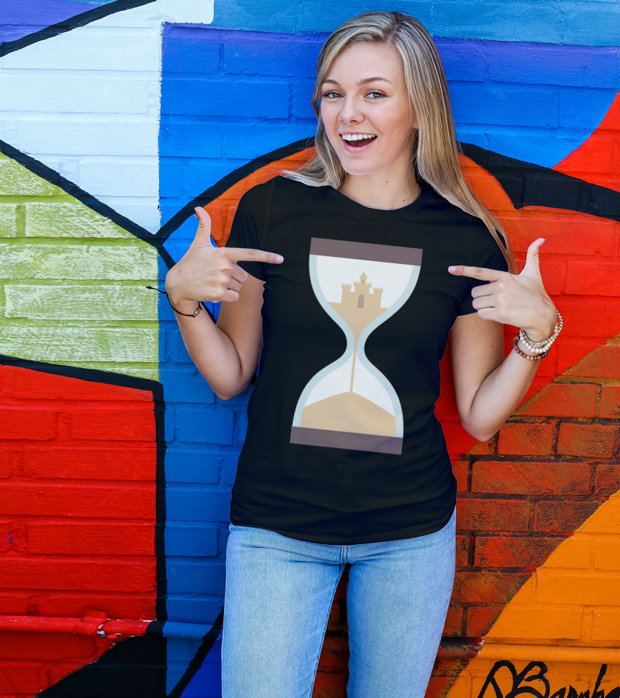 Play Time Castle Hourglass Sand Timer T-Shirt
