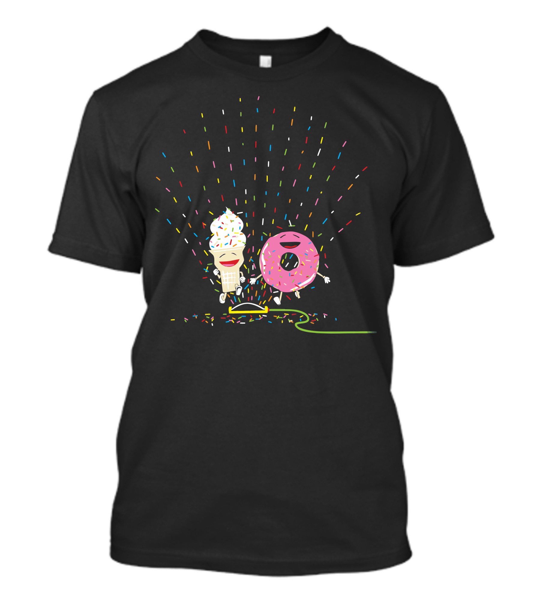 Playin Sprinkles With Ice Cream Cone And Donut Joy T-Shirt