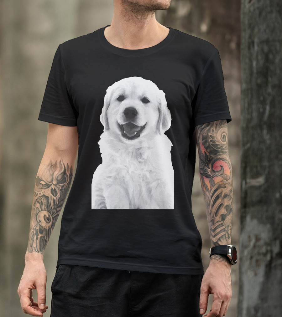 Golden Retriever Pocket Puppy T-Shirt