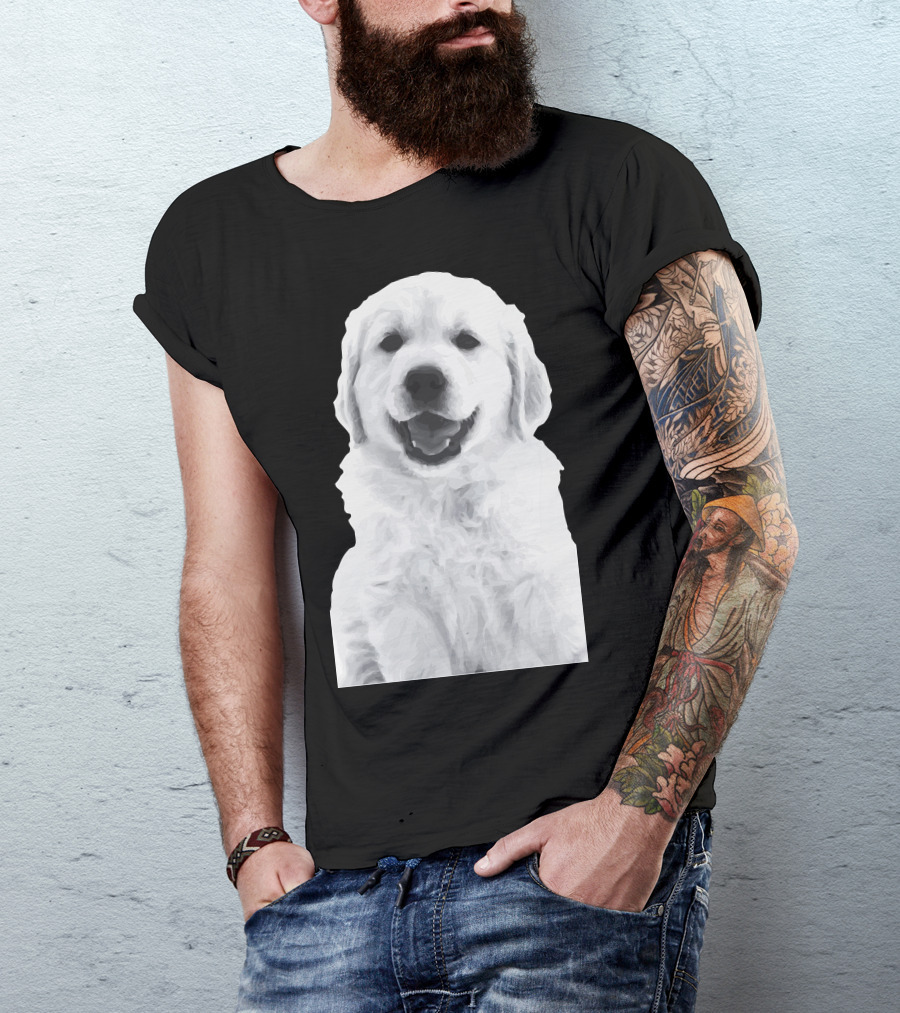 Golden Retriever Pocket Puppy T-Shirt