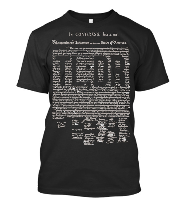 TL;DR Declaration Of Independence Text Overlay Political Illiteracy T-Shirt