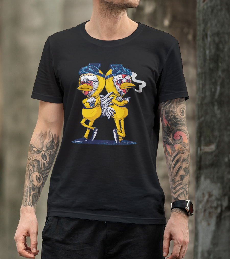 Breaking Bad Pollos Hermanos Chicken Suits Characters T-Shirt