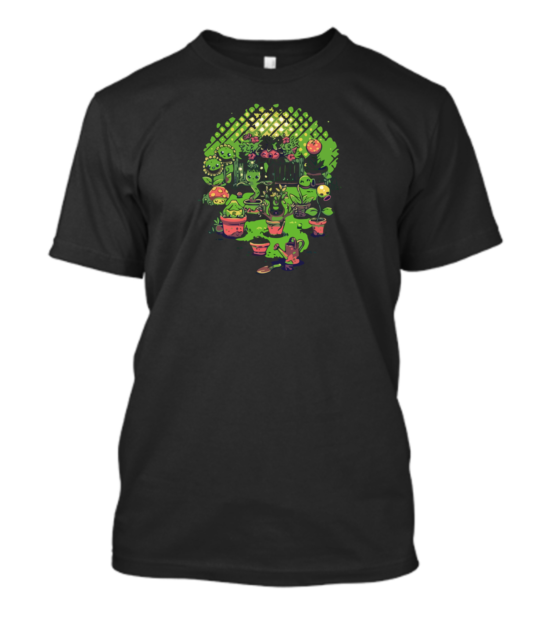 Potted Friends Garden Monster Party Plant Creatures T-Shirt