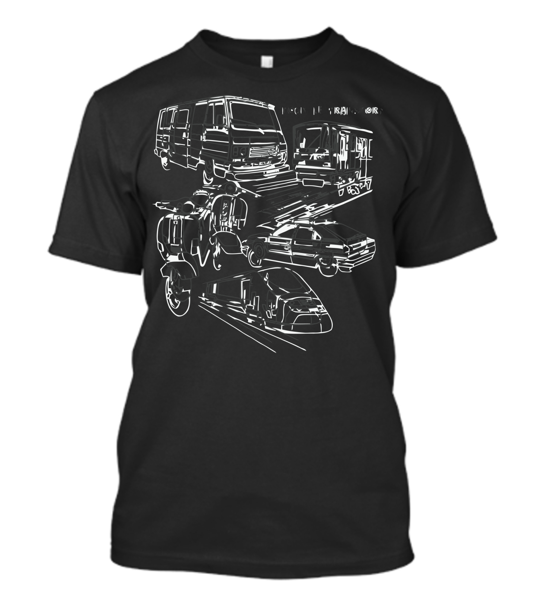 Pour Le Transport Van Bus Scooter Car Train T-Shirt