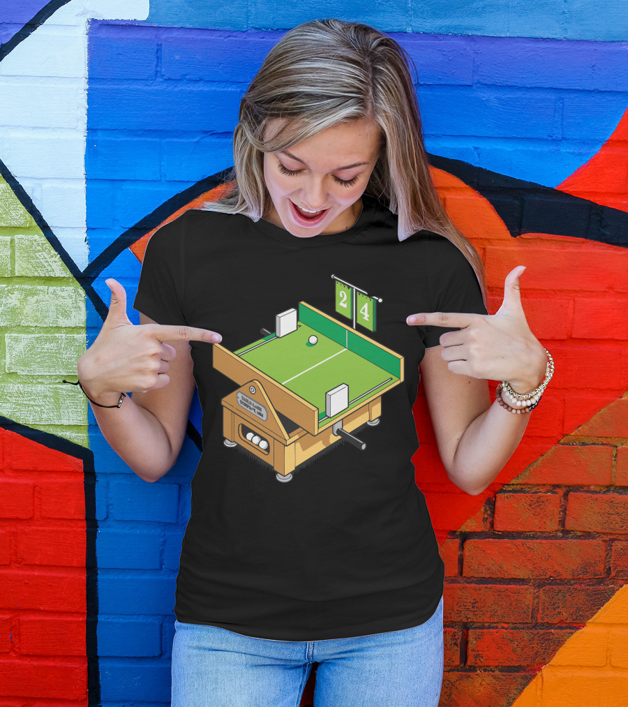Pre Computers Manual Pong Table Tennis T-Shirt
