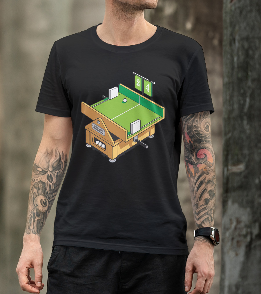 Pre Computers Manual Pong Table Tennis T-Shirt
