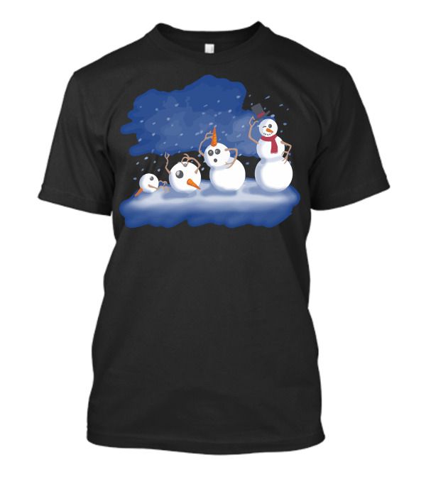 Primordial Snow Evolution Of Snowmen T-Shirt