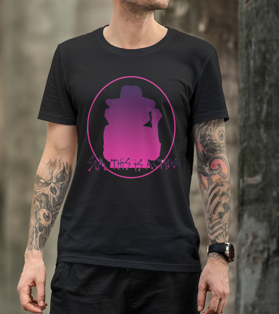 Sia This Is Actings Pink Hat T-Shirt