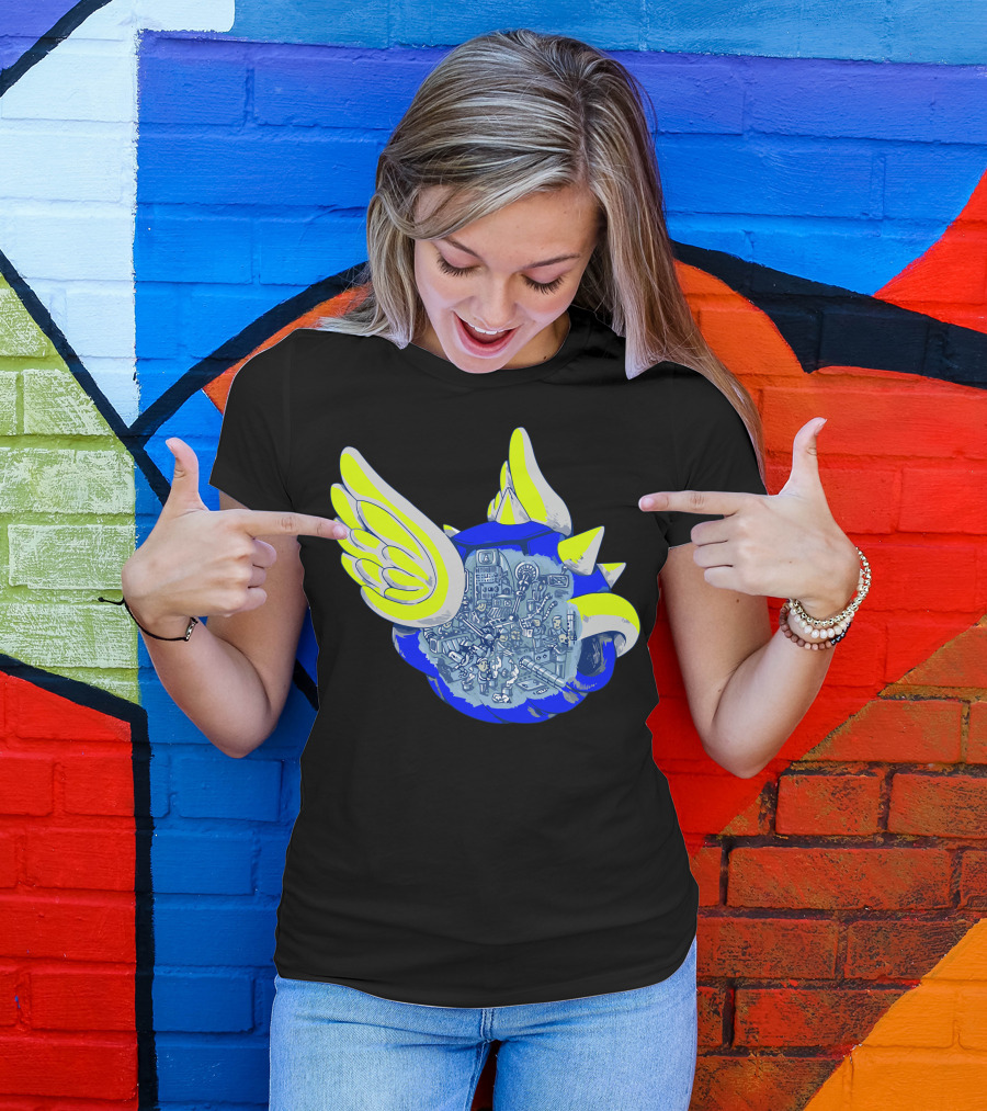 Slow And Unfairly Blue Shell Nerdy Mech Compilation T-Shirt