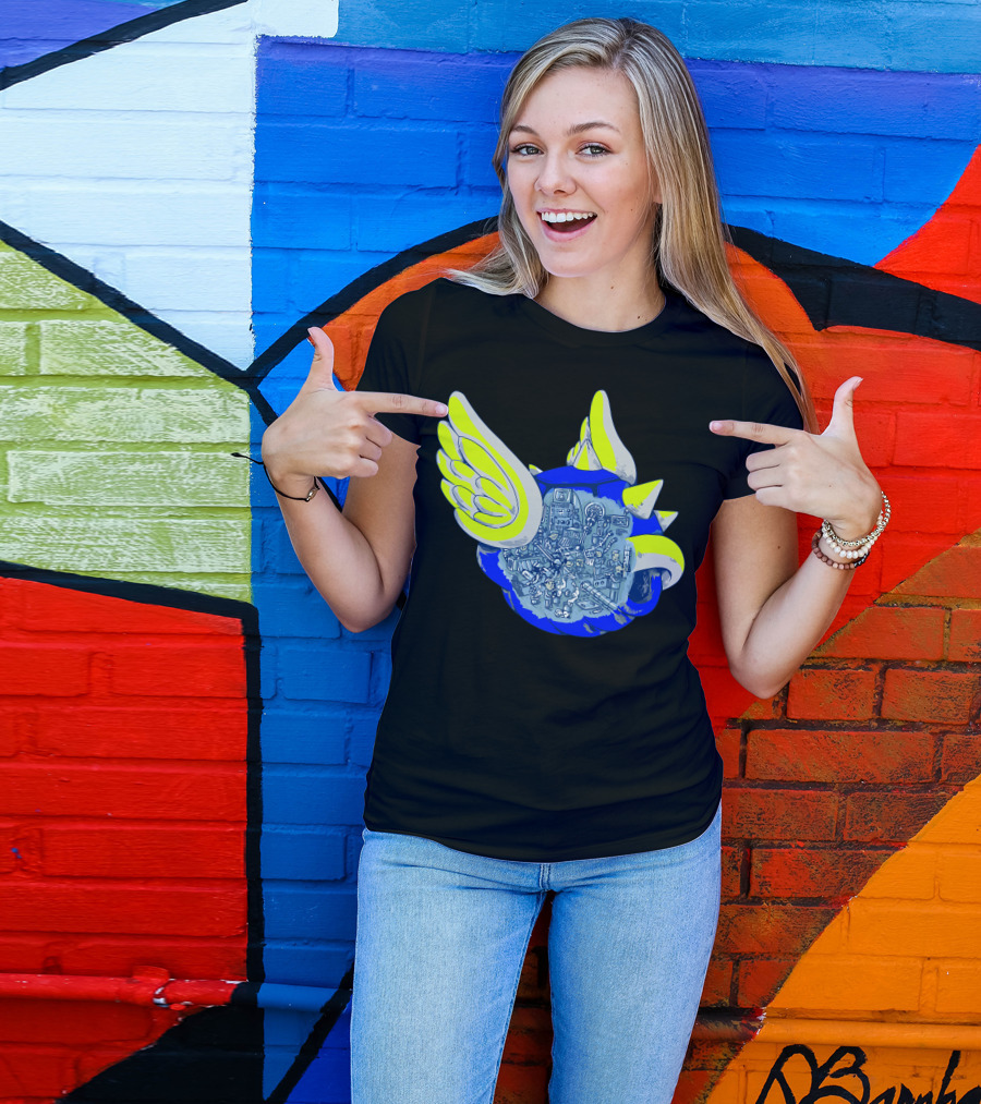 Slow And Unfairly Blue Shell Nerdy Mech Compilation T-Shirt