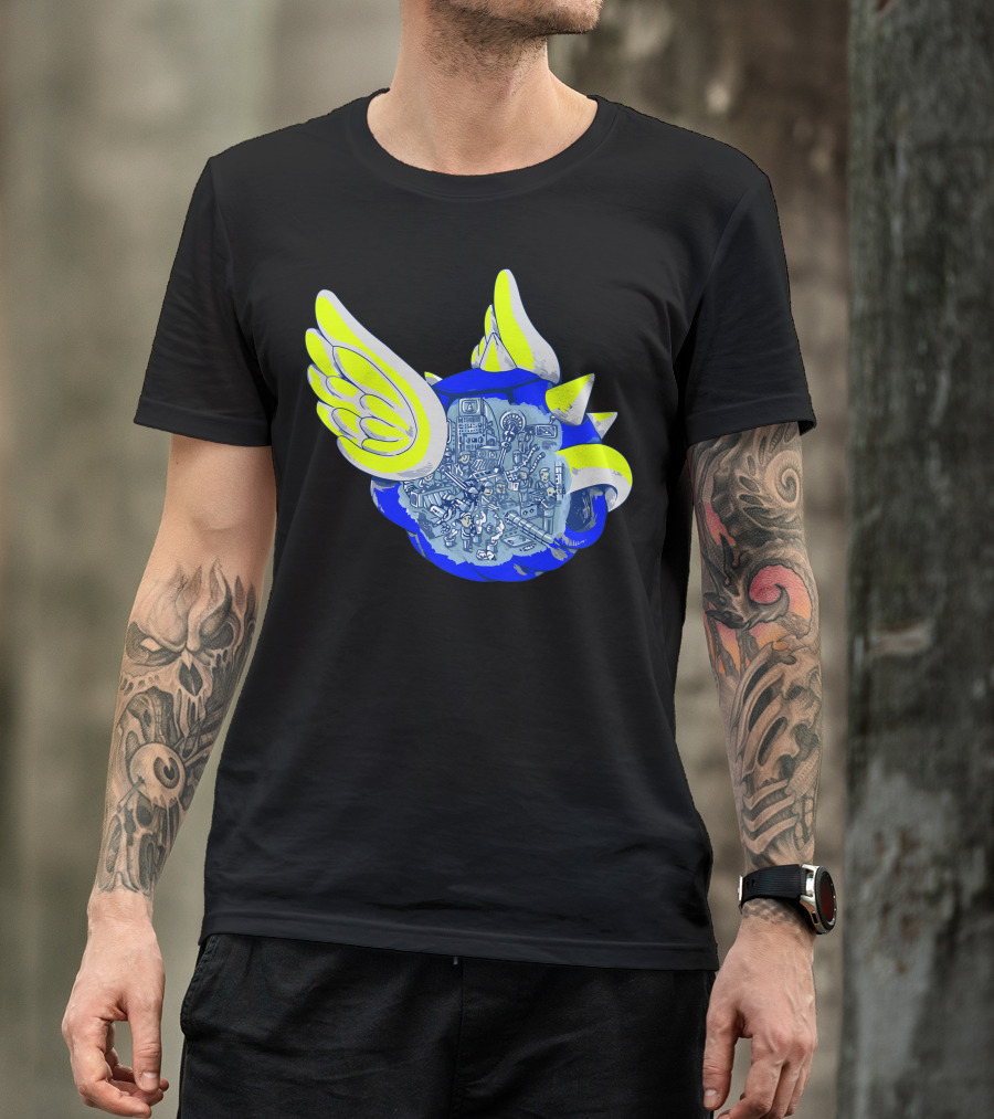 Slow And Unfairly Blue Shell Nerdy Mech Compilation T-Shirt